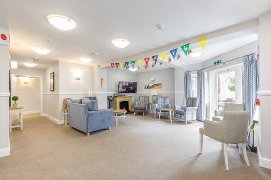 The Polegate Care Home - Communal sofa seating
