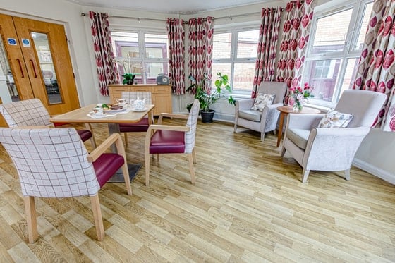 Aberpennar Court Care Home - Dining table with forks