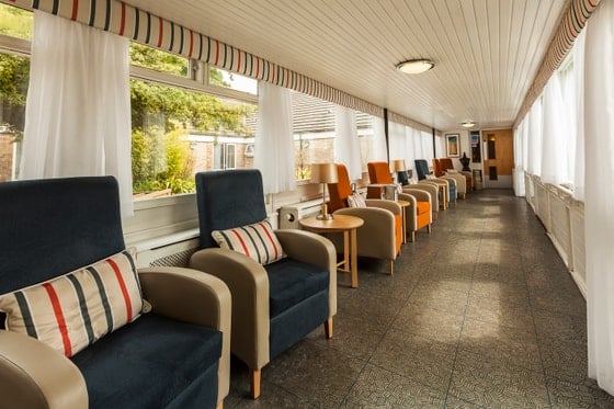 Kirkby House Care Home - Senior living communal area