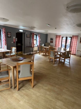 Holmwood Care Home - Wooden Dining room 
