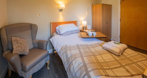 Finavon Court Care Home - senior living wooden accessible tray