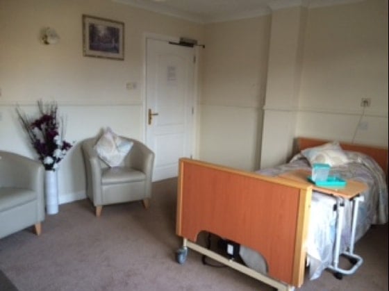 Magna Care Home - Single wooden accessible bed