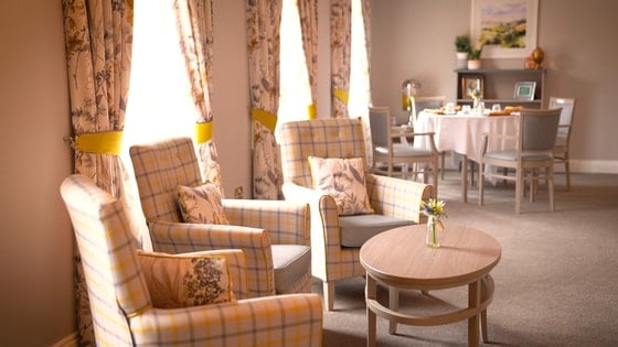 Market Lavington Care Home - Well lit seating