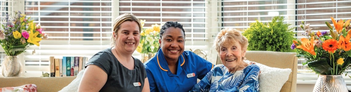 Colton Lodges staff and resident