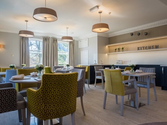 Newlands Care Home - Communal dining area