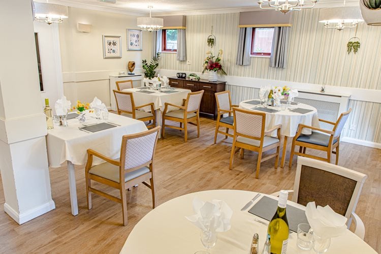 Pytchley Court Care Home - Pytchley Court Care Home Dining Area