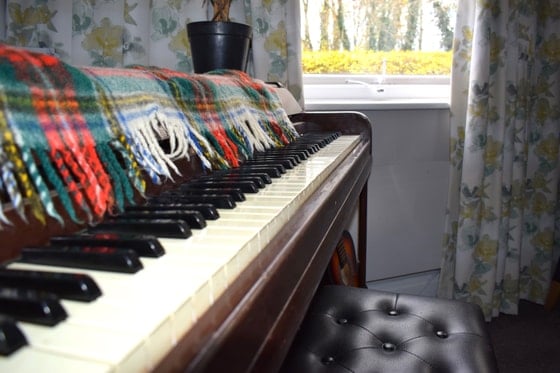 Averill House Care Home - Piano and stool