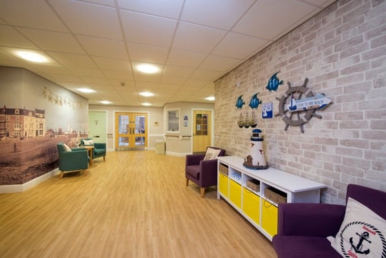 Melbury Court Care Home - Melbury Court Care Home lounge nautical 
