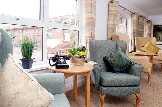 Cold Springs Park Care Home - Blue Armchairs 