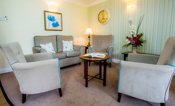 Linlithgow Care Home - Grey Arm chairs