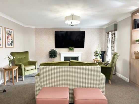 Westwood Lodge Care Home - Light seating area