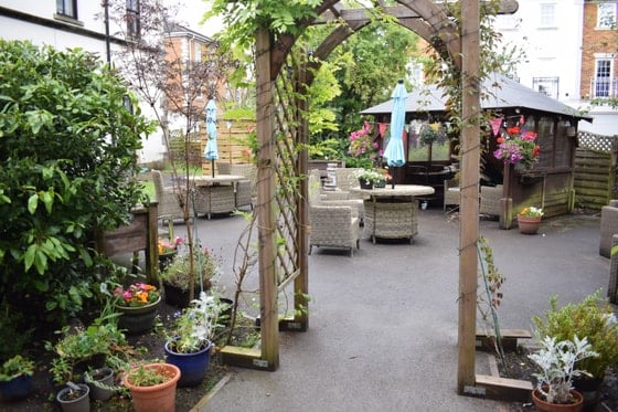 Pendleton Court Care Home - Willow arch