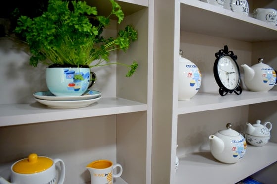 Peniel Green Care Home - Peniel Green Care Home shelves vases flowers