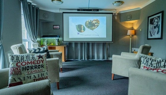 Tranent Care Home - Senior living cinema room