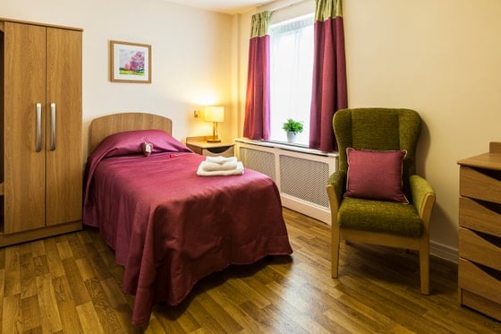 Kirkby House Care Home - Red bed elderly living