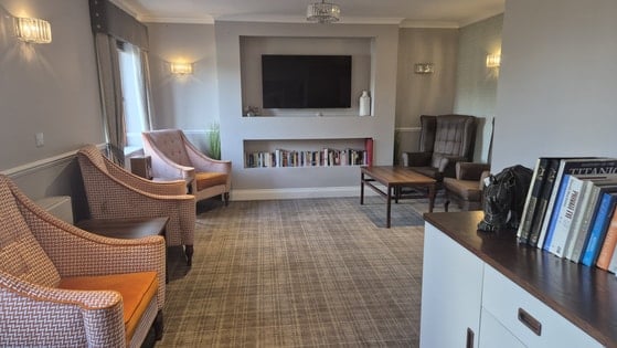 Fieldway Care Home - Senior living room