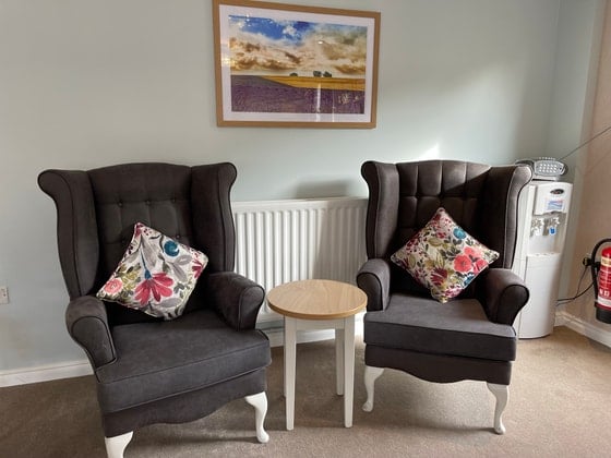 Colton Lodges Care Home - Senior living arm chair