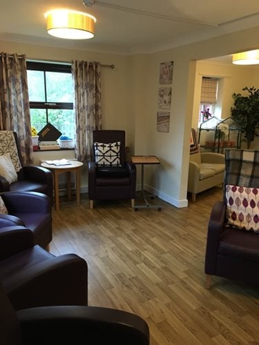 Holmwood Care Home - Elderly living communal seating