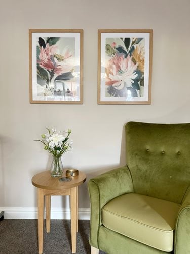 Westwood Lodge Care Home - nature pictures and chair