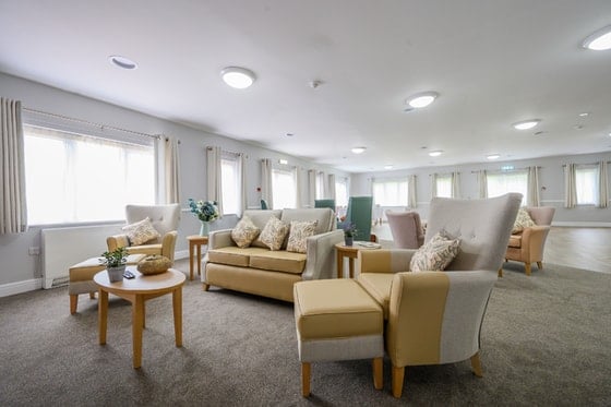 Darnley Court Care Home - Sofas in living room
