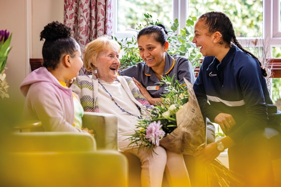 Pendleton Court Care Home - Caring with chairs