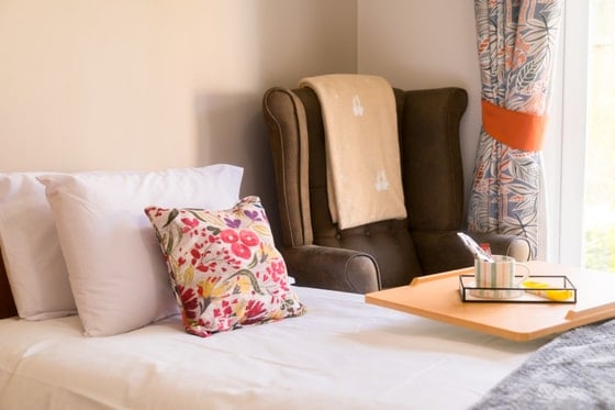 Colton Lodges Care Home - Senior living single bed tray