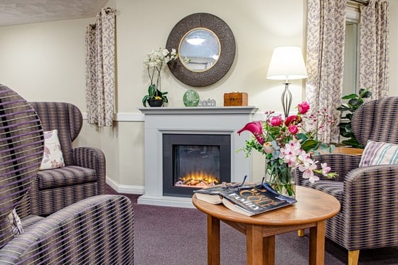 Aberpennar Court Care Home - Senior living Fireplace