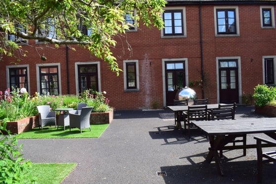 Market Lavington Care Home - Outdoor water feature