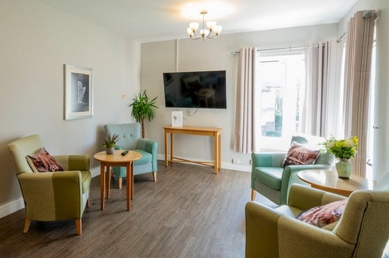 Finavon Court Care Home - Green Living room 