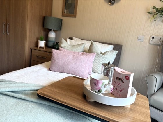 Sutherland Court Care Home - Pink single bed