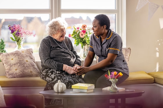 Averill House Care Home - Joyful Sat and Chatting