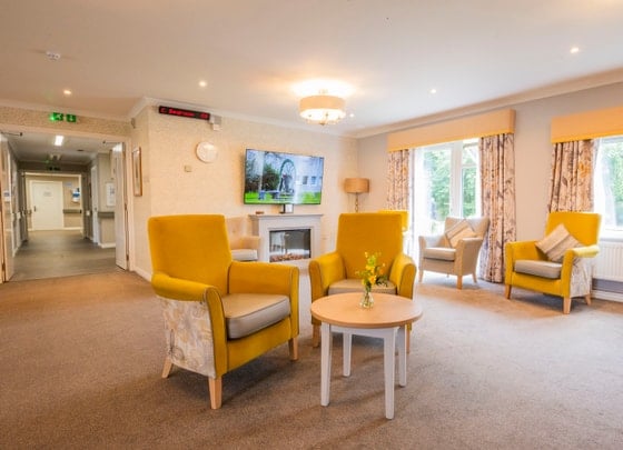 Hatton Lea Care Home - Bright shared living space