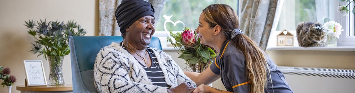 Care home resident mama michelle