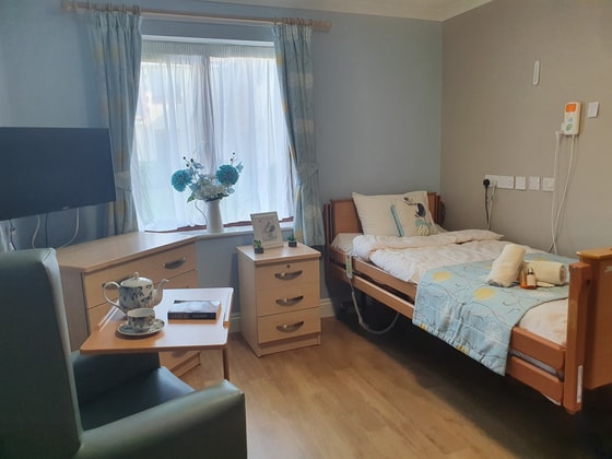 Fieldway Care Home - Senior bedroom Television