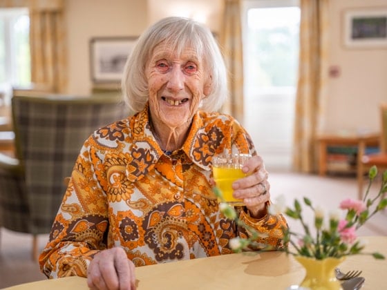 Mountview Care Home - orange juice senior living