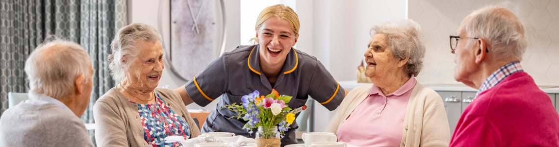 HC One care home family visit