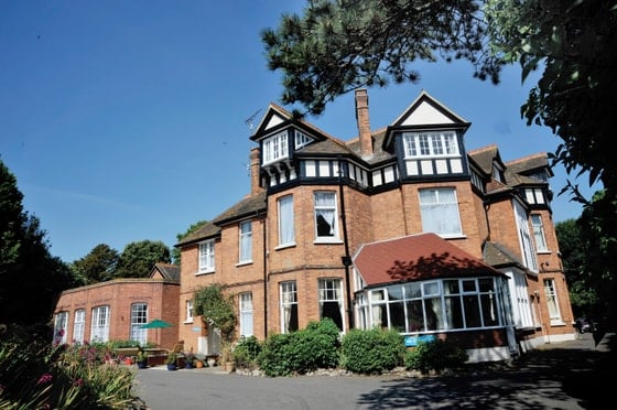 Elstree Court Care Home - Outside view of house