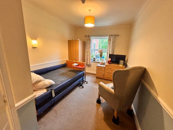 Appleton Manor Care Home - Blue Single bedroom